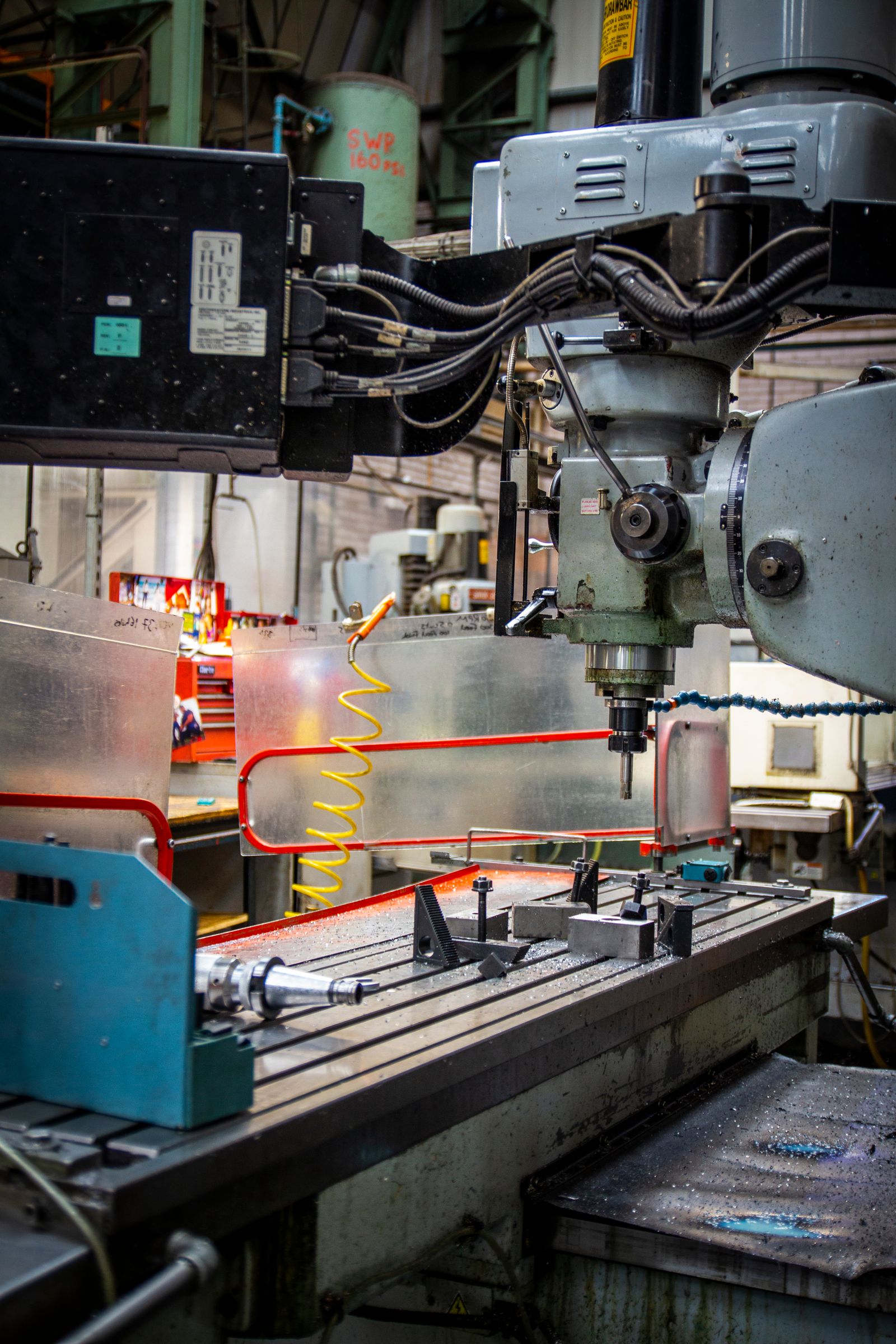 CNC machining of a copper alloy component